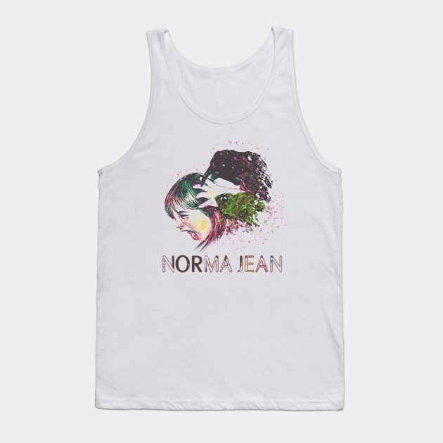 Norma Jean Redeemer Legacy Marilyn Monroe Retro Fan Art Tank Top by VintageMimi